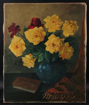 Niet of onleesbaar gesigneerd - Olieverf op doek, Zonder titel kopen? Bied vanaf 1!