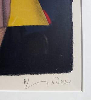 Richard Lindner - In blijde verwachting, litho (netjes ingelijst) kopen? Bied vanaf 300!