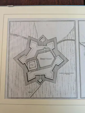 Caspar Merian - Stadsplattegrond van Bommel en Breevoort kopen? Bied vanaf 20!