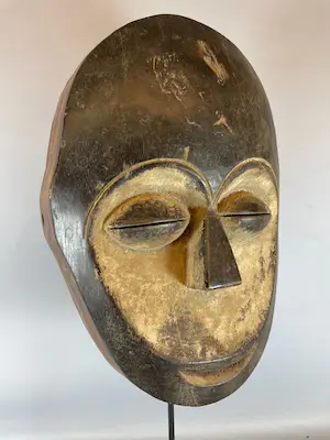 Kwele - 221044 - old African mask from the Kwele - Angola. kopen? Bied vanaf 49!
