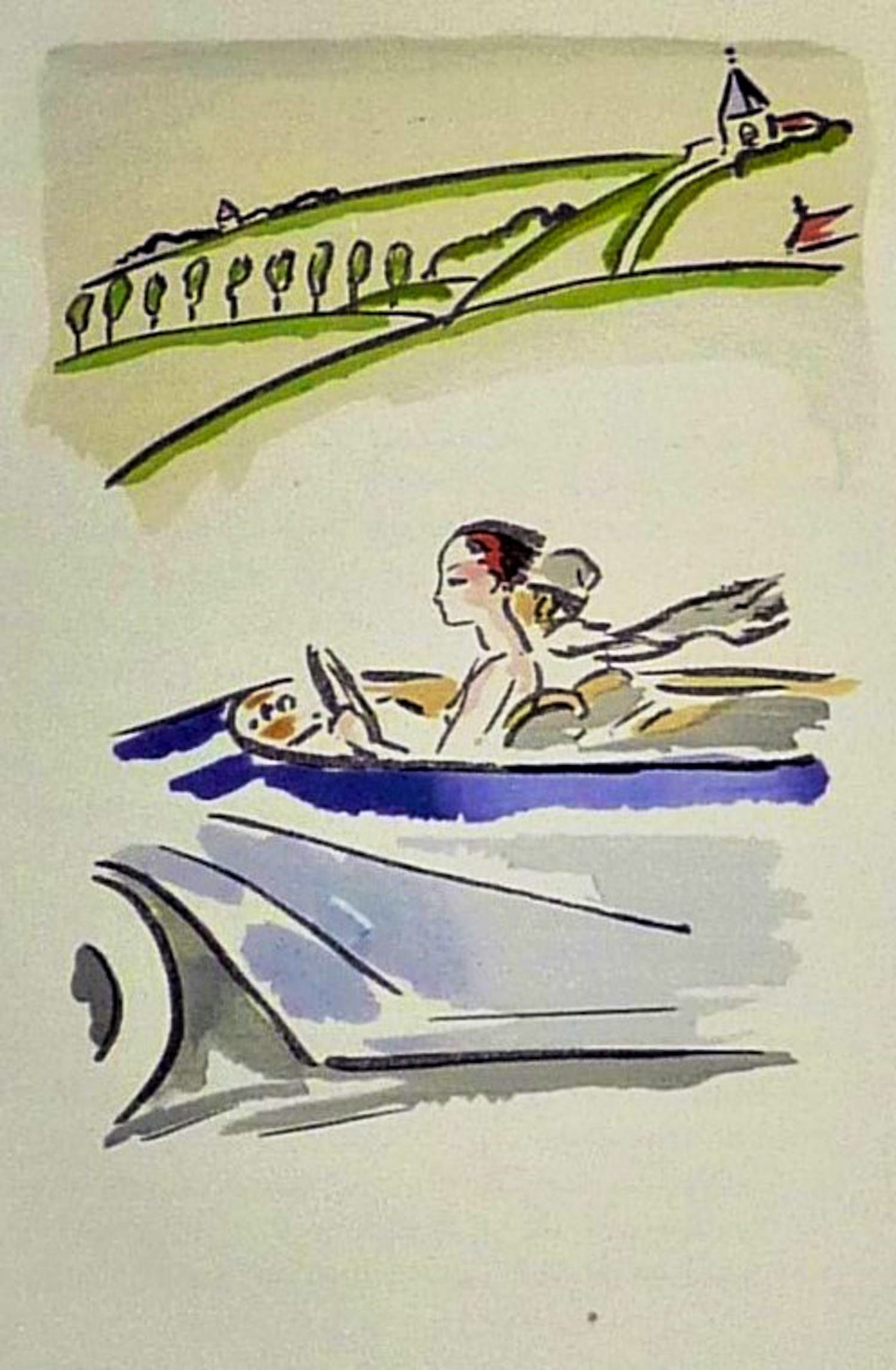 Kees van Dongen - Pochoir uit La Garconne 1925 verkocht voor € 350!