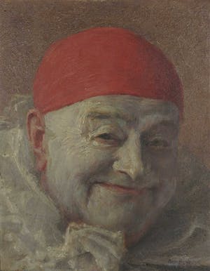Armand Henrion - Olieverf op paneel, Clown - Ingelijst kopen? Bied vanaf 400!
