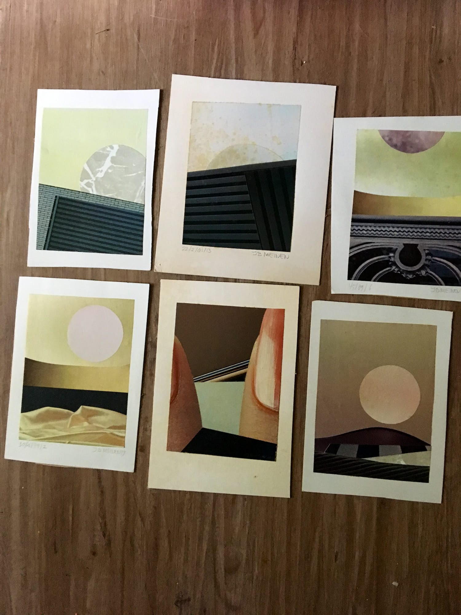 Jan Bernard Meinen - 6 collages verkocht voor € 30!