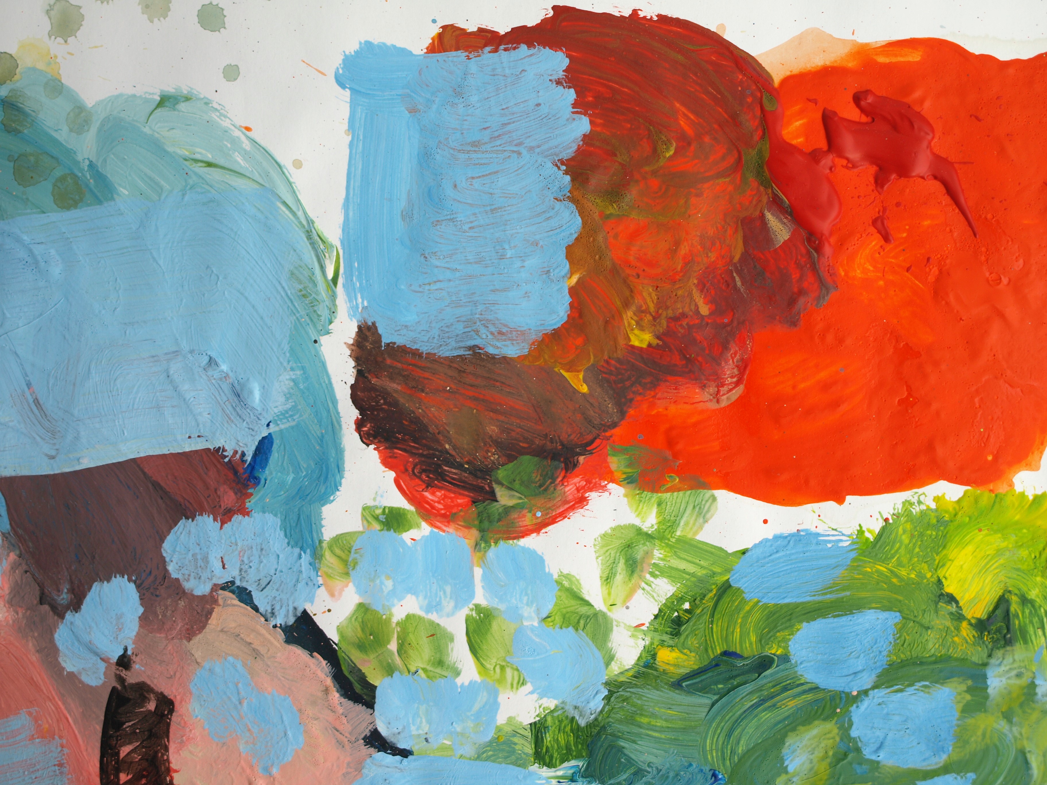 Peter Klashorst - Acrylverf op papier - Boom - 2016 kopen? Bied vanaf 50!