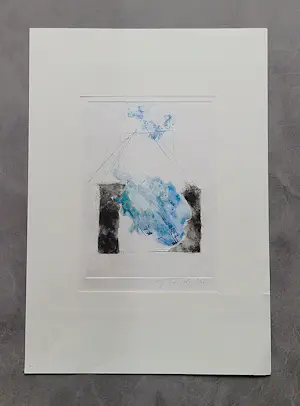 Piet Warffemius - in zeer kleine oplage (10) gemaakte handgekleurde Ets & Aquatint - potloodges. kopen? Bied vanaf 44!