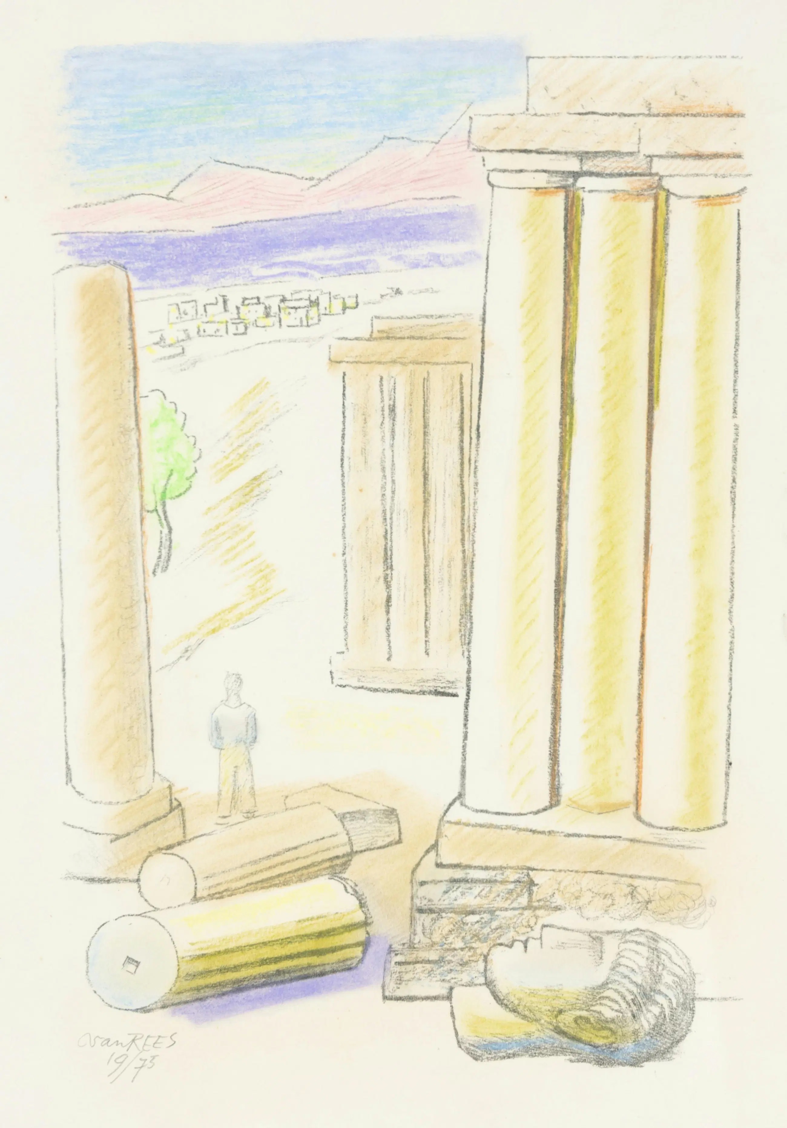 Buy Otto van Rees - Tempel in Griekenland? Bid from 100!