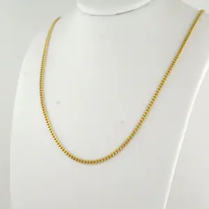 Acheter18k gouden collier – 8.9 gram – 50 cm lang? Enchérissez de 920!