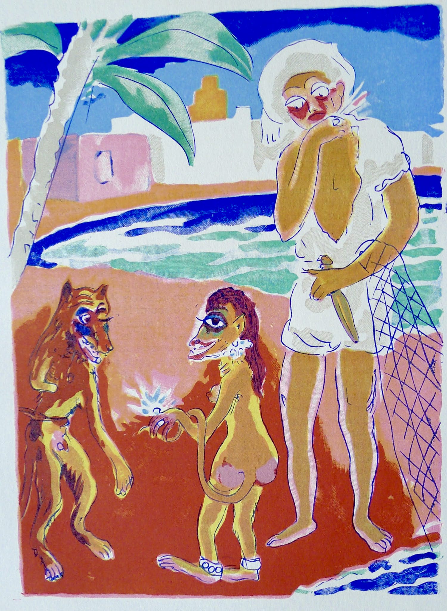 Kees van Dongen - Gravure 1001 nacht : 'Khalife le pauvret les singes fardés' kopen? Bied vanaf 5!