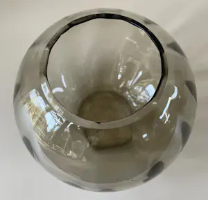 Wilhelm Wagenfeld - Vintage rookglazen Turmalin Bolvaas ontwerp Wilhelm Wagenfeld kopen? Bied vanaf 32!