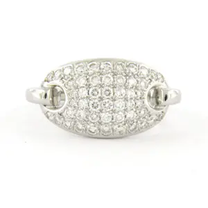 18k witgouden ring met briljant geslepen diamant tot. 0.50ct – F/G - VS/SI kopen? Bied vanaf 900!