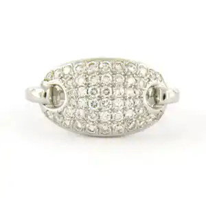 18k witgouden ring met briljant geslepen diamant tot. 0.50ct – F/G - VS/SI kopen? Bied vanaf 900!