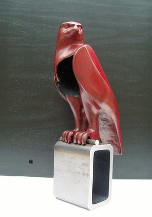Brons (Onbekend) - Geweldig beeld van roofvogel, levensecht! TOPBEELD. kopen? Bied vanaf 250!