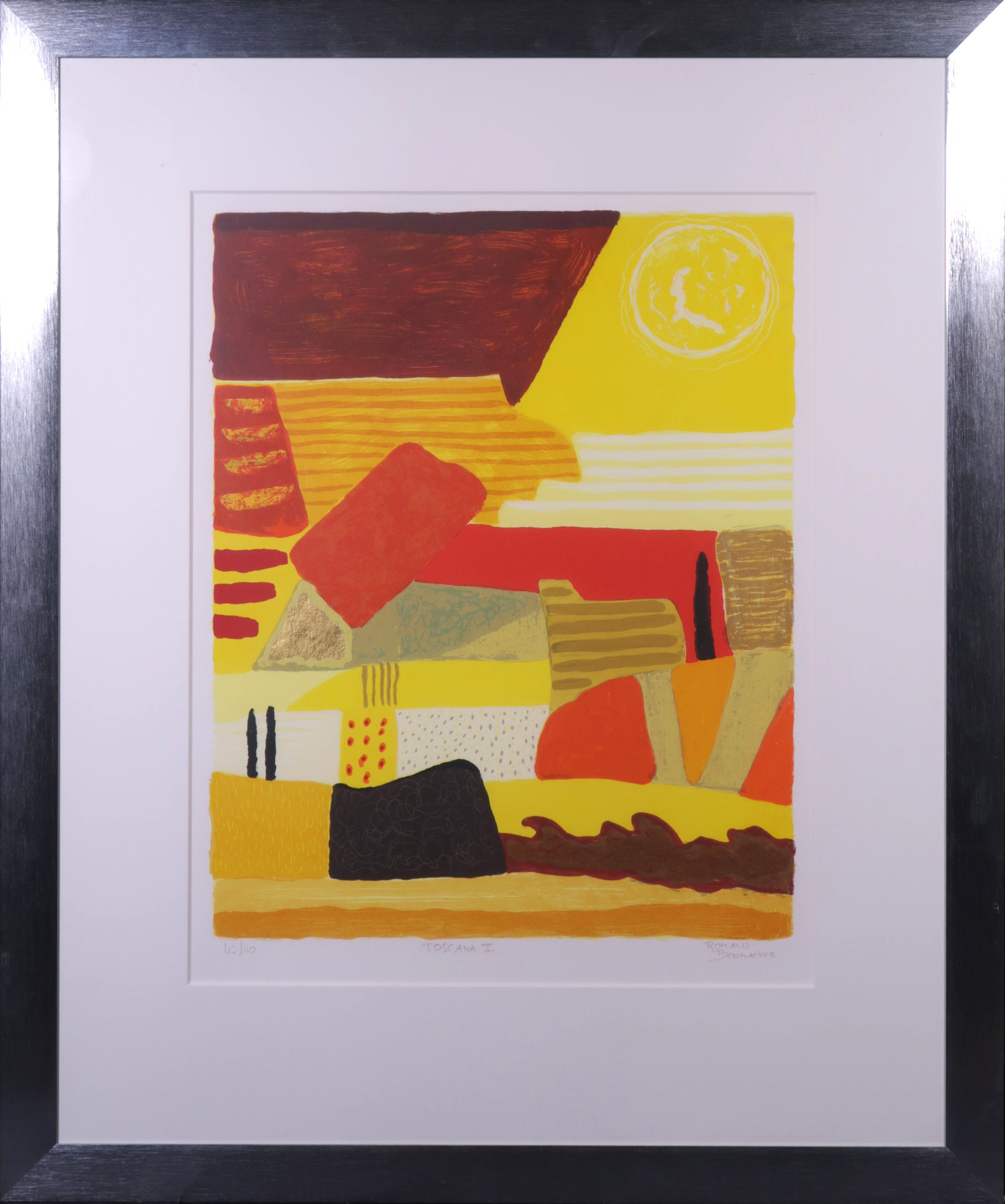 Ronald Boonacker - Zeefdruk, Toscana I - Ingelijst kopen? Bied vanaf 35!