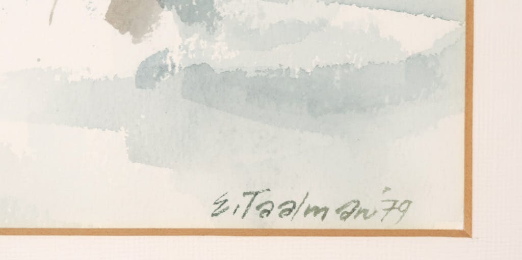 Emile Taalman - Emile Taalman: Aquarel, Klein Limburgs dorp kopen? Bied vanaf 1!