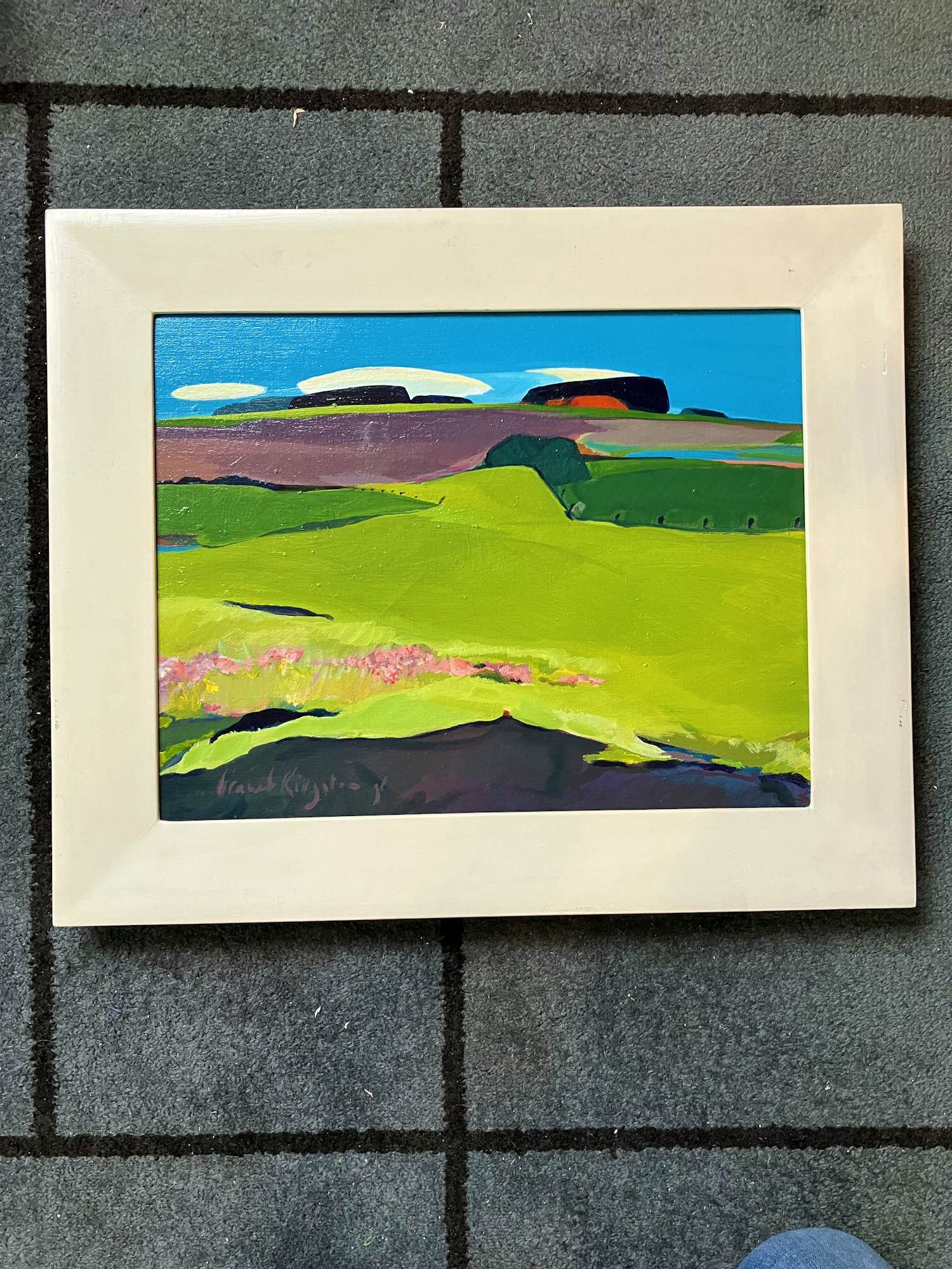 Brunet Riegstra - Landschap verkocht voor € 70!
