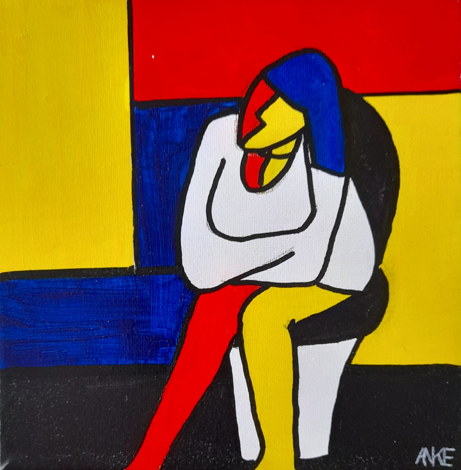 Anke Peddemors - WC abstract kopen? Bied vanaf 22!