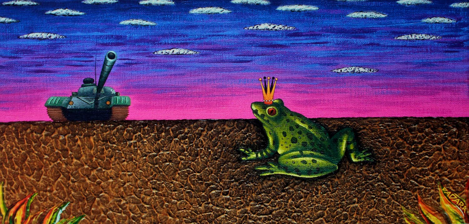 Dadara - Zeefdruk: Frog kopen? Bied vanaf 100!