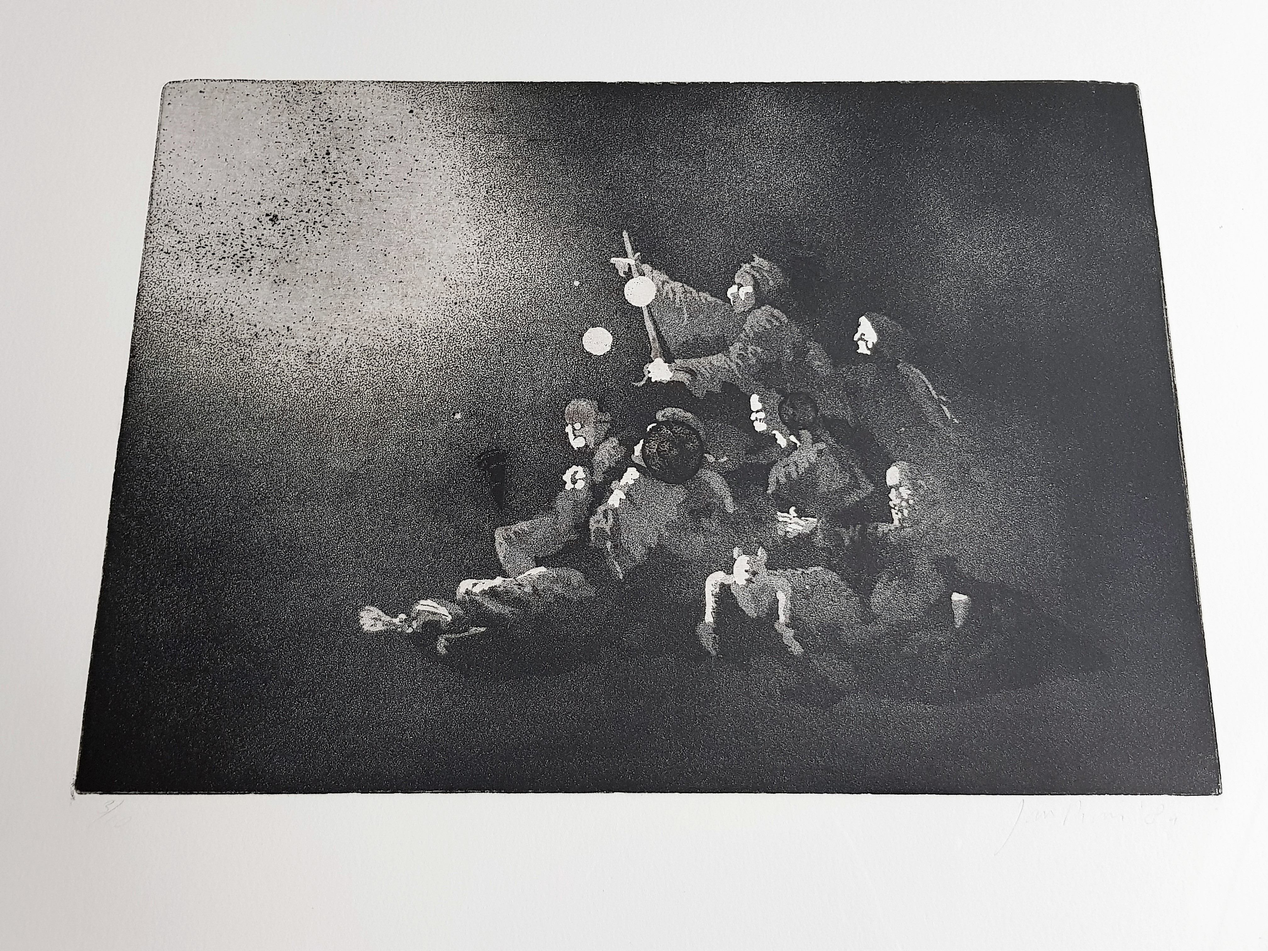 Jan Prins - Ets - Gesigneerd 1984 kopen? Bied vanaf 15!