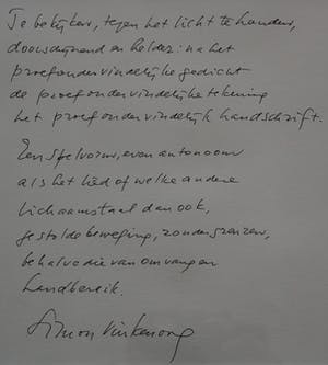 Simon Vinkenoog - Ingelijste krijttekening + gedicht: Invitation a la danse - 1993 kopen? Bied vanaf 149!