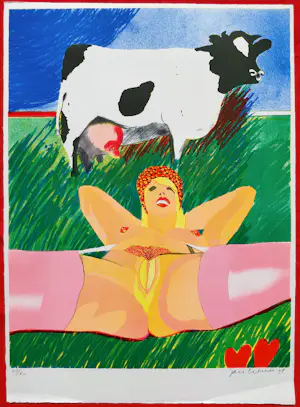 Jan Cremer - Hollandse boerinnen, complete uitgave met 6 litho’s kopen? Bied vanaf 1350!