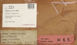 Eugene Brands - Olieverf op paneel, Fragmenten - Ingelijst kopen? Bied vanaf 1!