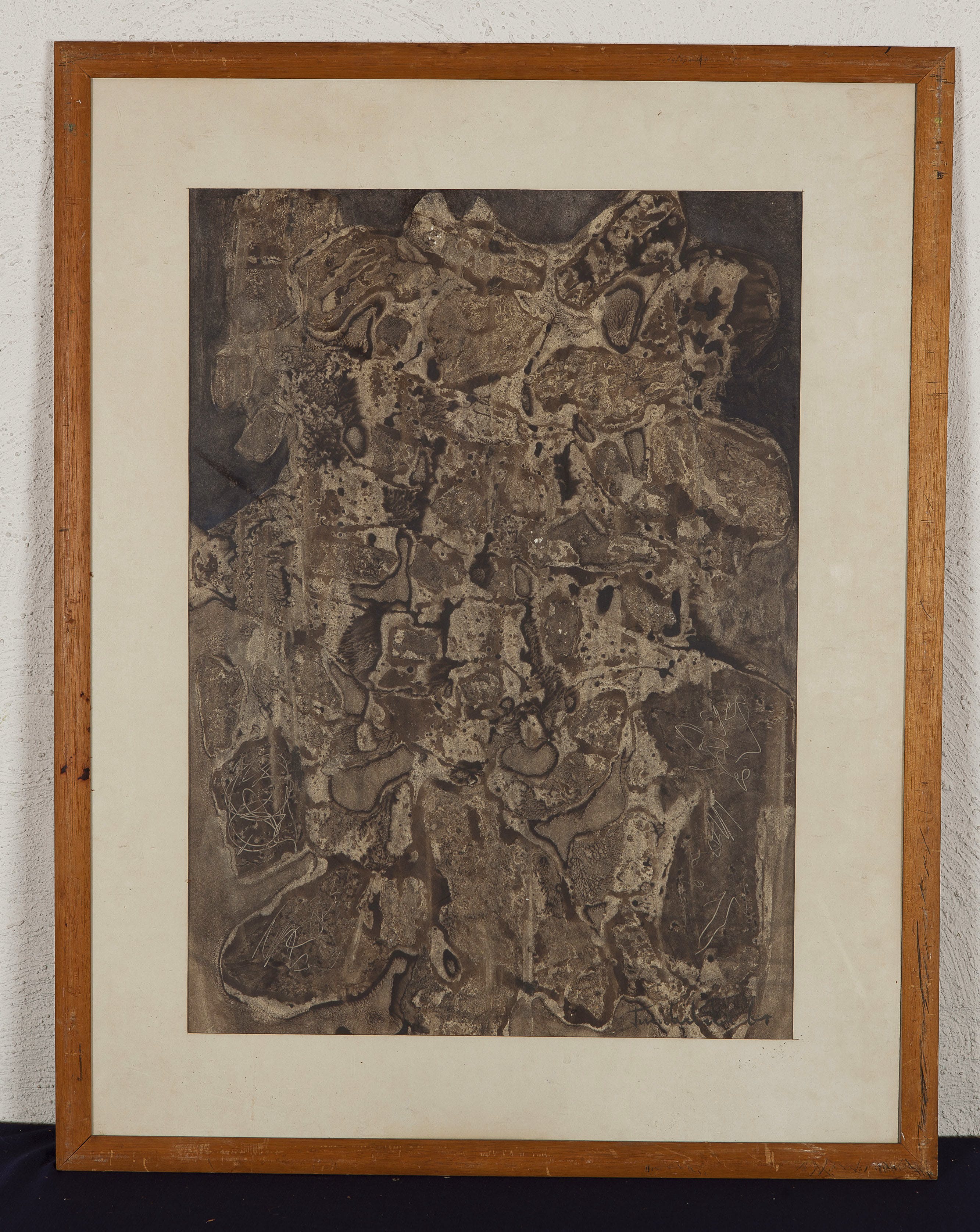 Peter Zondervan -  Landschappelijke Compo - Inkt op papier - gesigneerd r.o. - BKR Amsterdam kopen? Bied vanaf 10!