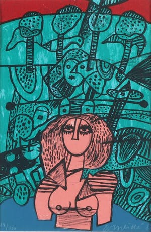 Corneille - Abstracte Figuratie kopen? Bied vanaf 175!