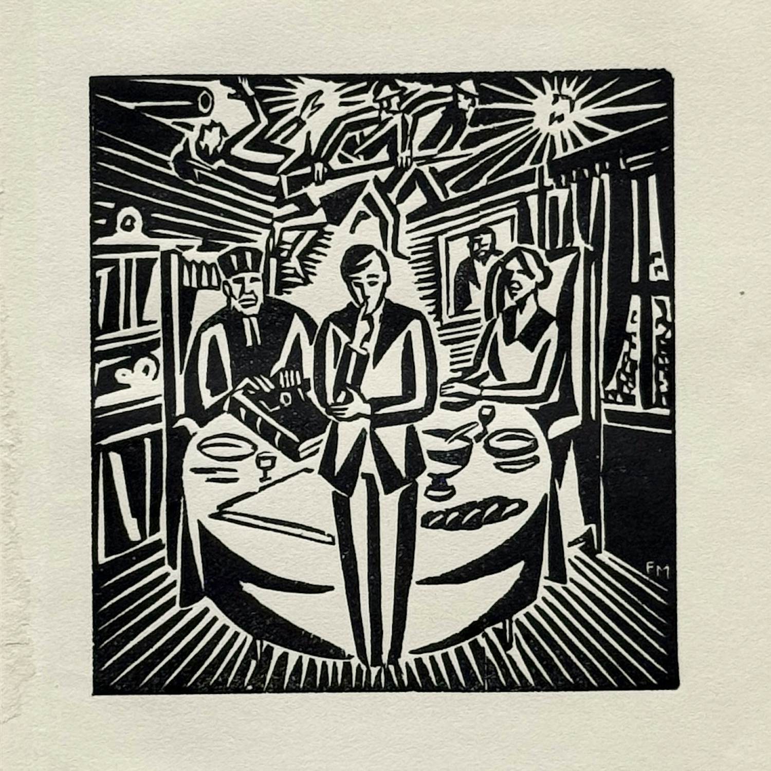 Frans Masereel - La Loi / Das Gesetz. Original-Holzschnitt 1920 kopen? Bied vanaf 40!