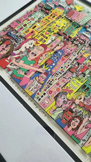 James Rizzi - The Colors of my City kopen? Bied vanaf 1200!