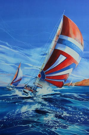 Gilbert Spencer - Zeefdruk kopen? Bied vanaf 21!