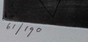 Lucebert - Ets: Derde gezicht - 1975 kopen? Bied vanaf 100!