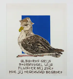 Els Maasson - Ets, Albatros - Ingelijst kopen? Bied vanaf 50!