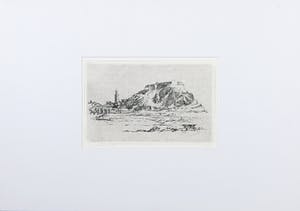 Adolfo Ramon Torcal - Ets, Z.T. (Berglandschap met kerkje) kopen? Bied vanaf 1!