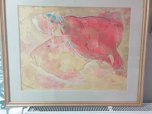 Alfons Van Meirvenne - paar zwemmende vissen kopen? Bied vanaf 250!