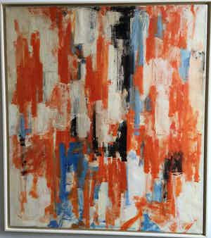 Adine Engelman - Abstract verkocht voor € 400!