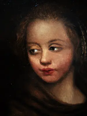 Frans Jacobs - Fraai & Groot romantisch olieverf op doek "Herderin met schaap" gesigneerd kopen? Bied vanaf 184!