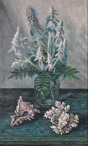 Piet Bulthuis - Olieverf op canvas, Stilleven met bloemen - Ingelijst kopen? Bied vanaf 1!