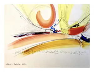 Eduard von Fellenberg - Abstract, zonder titel kopen? Bied vanaf 50!