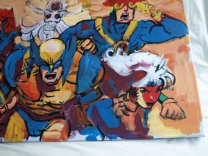 Peter Klashorst - Acrylverf op doek , “MARVEL” - GROOT – 2018 – 60 x 105 cm kopen? Bied vanaf 350!