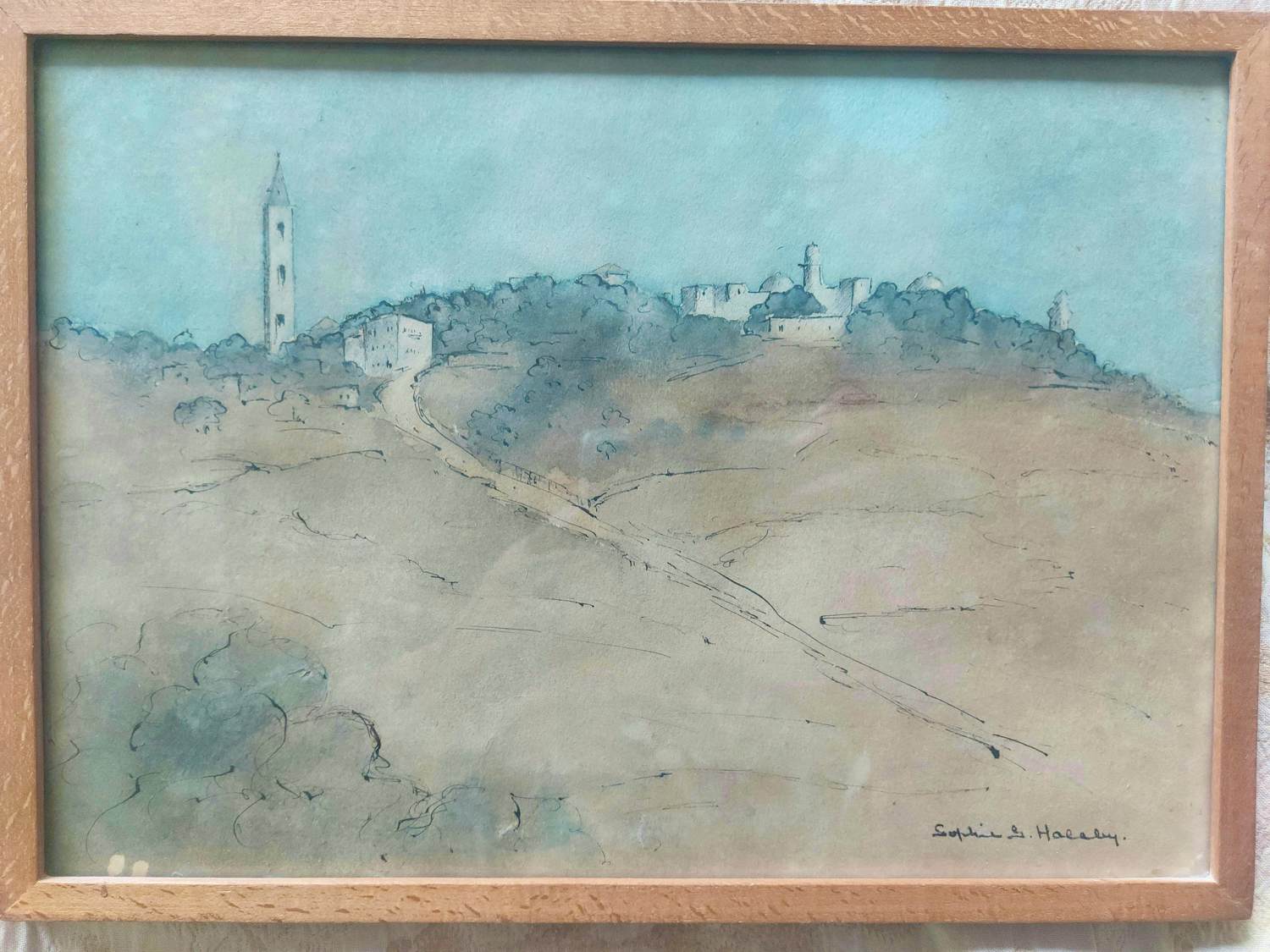 Sophie Halaby - Landschap verkocht voor € 1950!