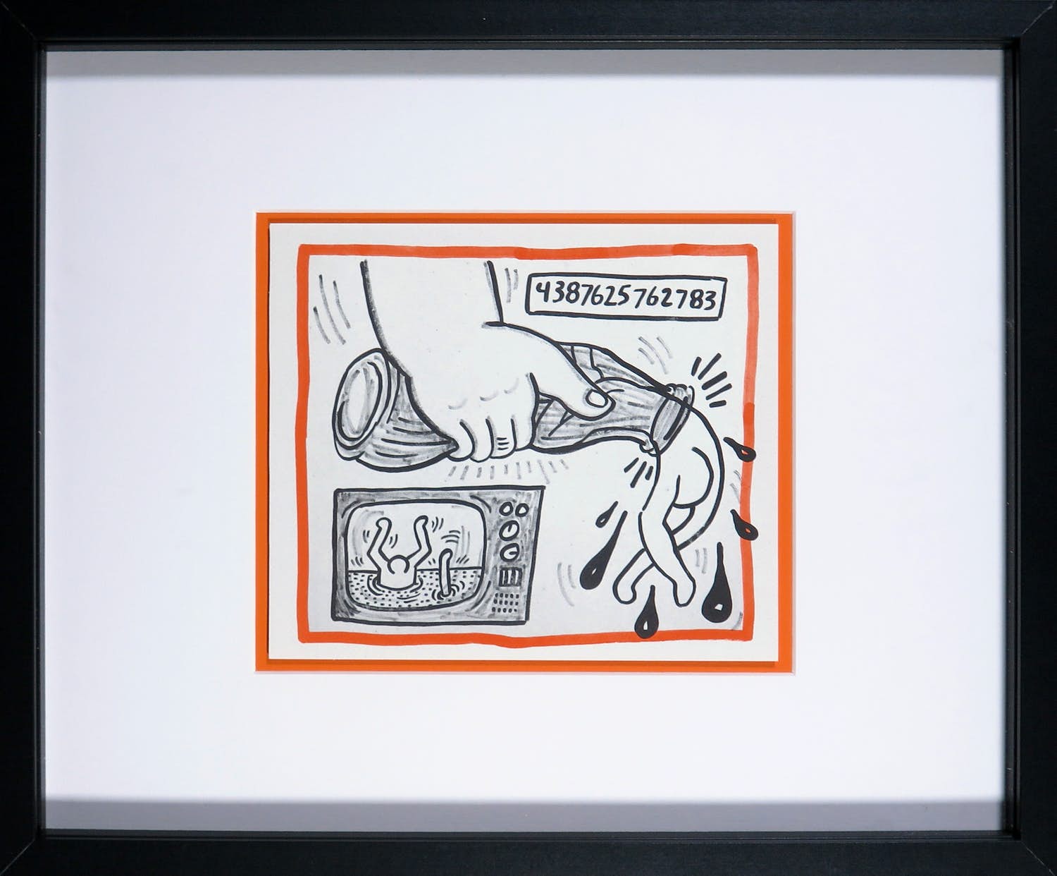 Keith Haring - Zeldzame litho uit het portfolio Against all odds kopen? Bied vanaf 1!
