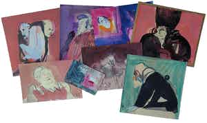 Luis Filcer - Lot van acht tekeningen verkocht voor € 1!