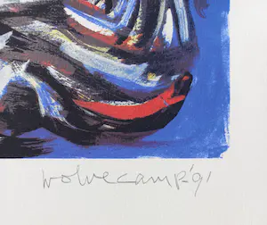 Theo Wolvecamp - Les Quatre Saisons, zeefdruk kopen? Bied vanaf 225!