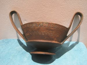 Brons (Onbekend) - Bronzen kylix. kopen? Bied vanaf 35!
