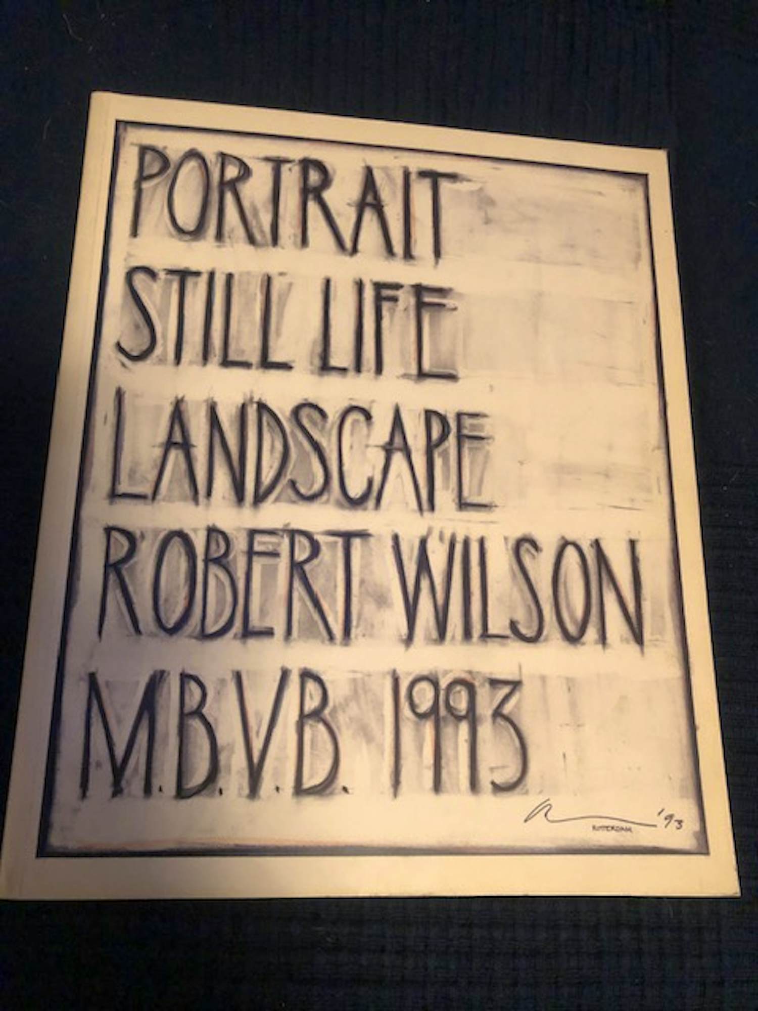 Robert Wilson - Portrait Still Life Landscape kopen? Bied vanaf 35!