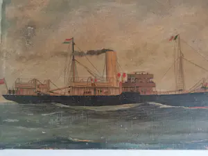 Niet of onleesbaar gesigneerd - Kustvaarder " peveril" kopen? Bied vanaf 10!