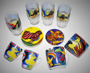 Corneille - divers serviesgoed (15x) en een monografie kopen? Bied vanaf 50!