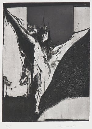 Jef Snauwaert - Ets, Z.T. Figuur kopen? Bied vanaf 1!