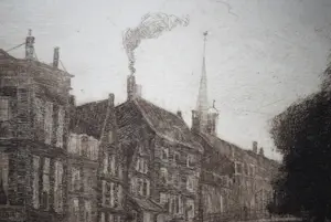 Jan Hillebrand Wijsmuller - N.Z. Voorburgwal Amsterdam - ingelijst kaufen? Bieten Sie von 50!