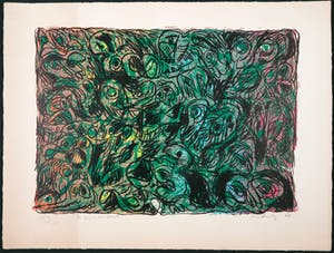 Pierre Alechinsky - Litho, Les yeux ouverts kopen? Bied vanaf 800!